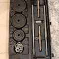 SAR 200,  Dumbbell And Barbell Set, 50kgs, Cast Iron