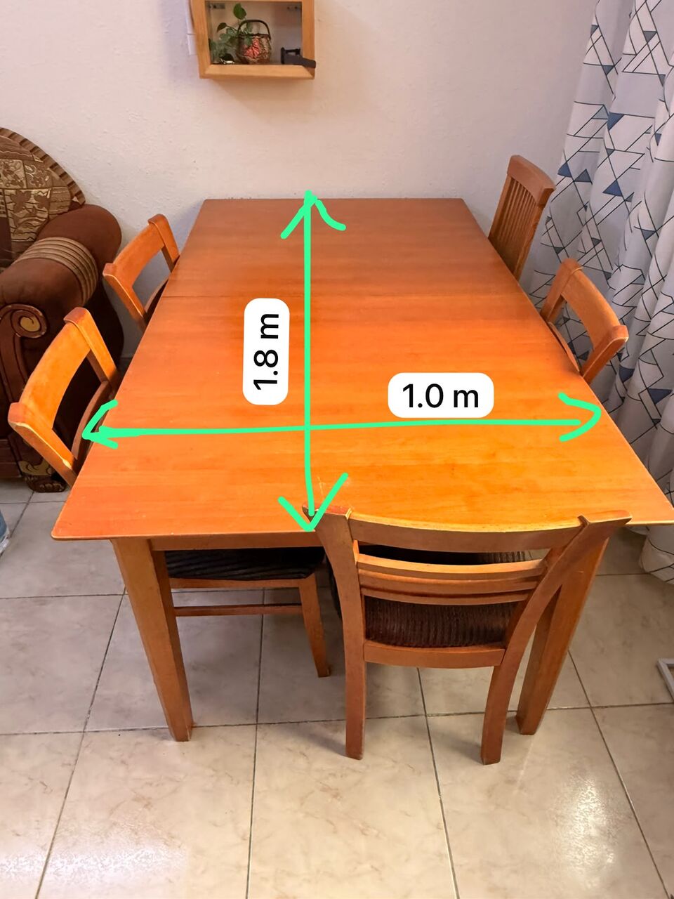 Jeddah, Household Items, SAR 250,  DINING TABLE WOODEN
