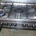 SAR 1,  Oven, Steel Cabinet, 5 Burner Gas