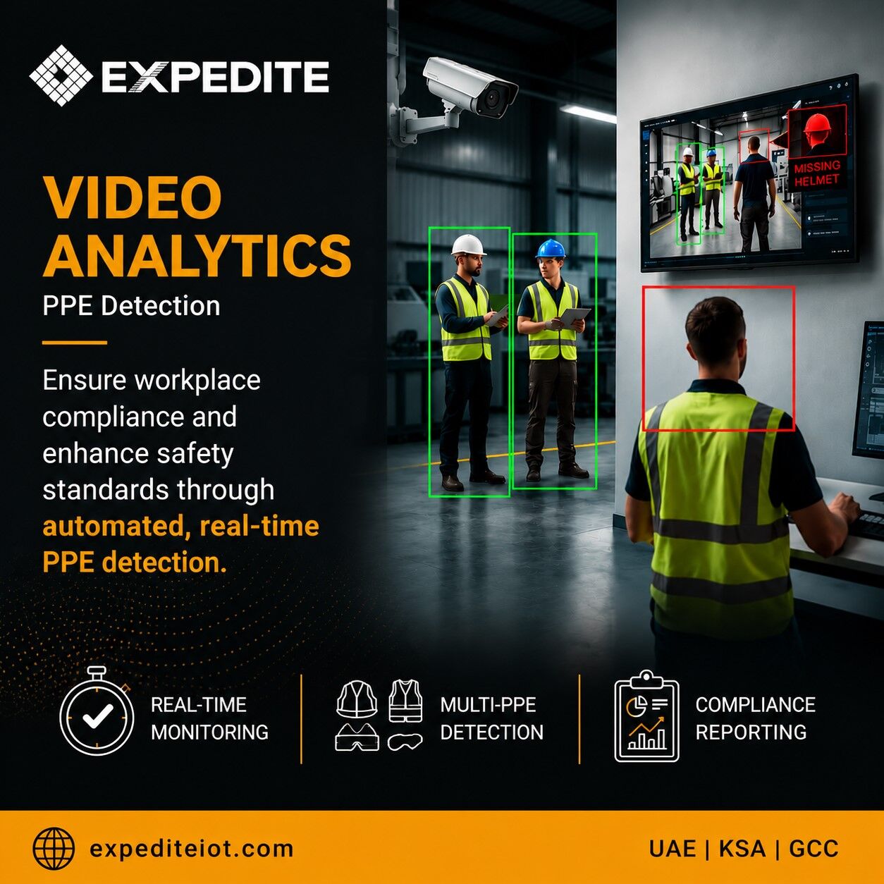 Doha, Technical, Video Analytics PPE Detection - The Smart Safety Solution For Qatar