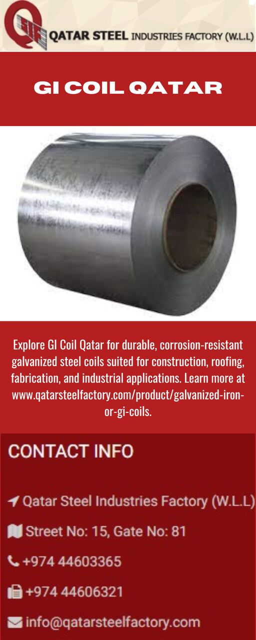 Doha, Industrial Machinery, QAR 1000,  GI Coil Qatar - Www.qatarsteelfactory.com