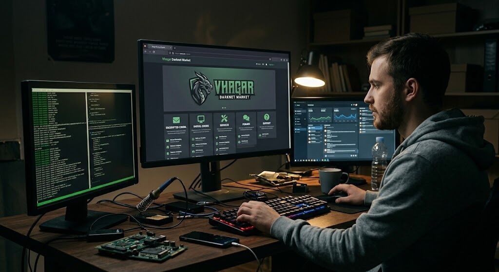New York, Computers, USD 355,  Vhagar Darknet Market: Security Awareness And Risk Guide