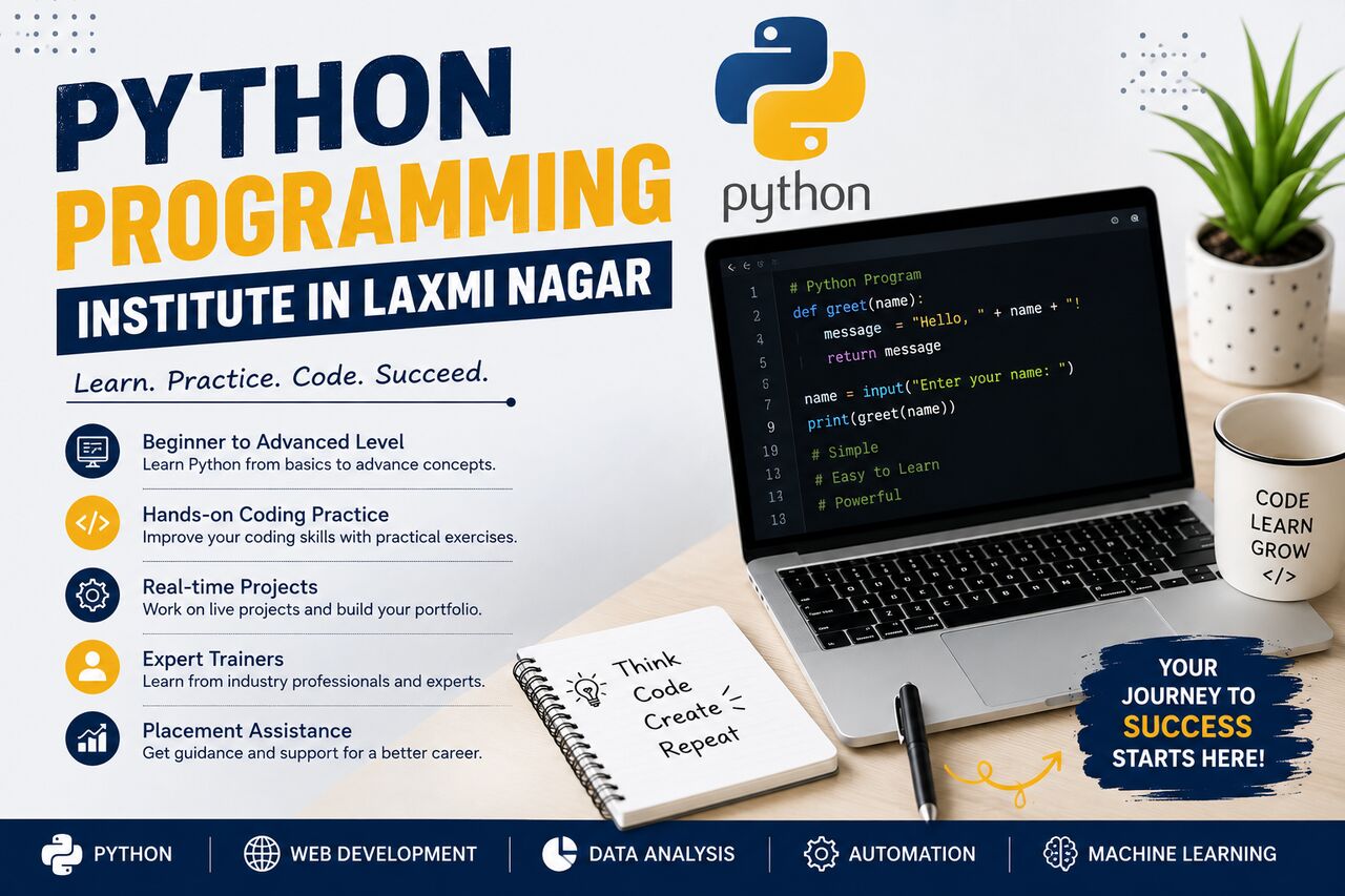 Laxmi Nagar, Education, Best Python Programming Institute In Laxmi Nagar