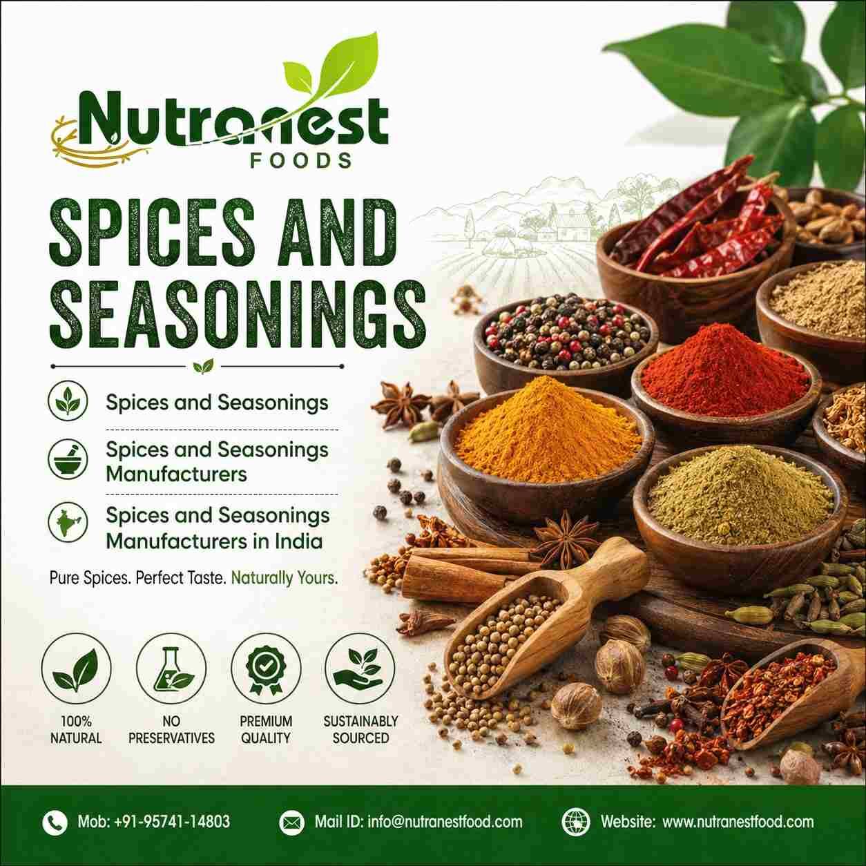 Mumbai, Business, Premium Spices And Seasonings From Nutranest Food