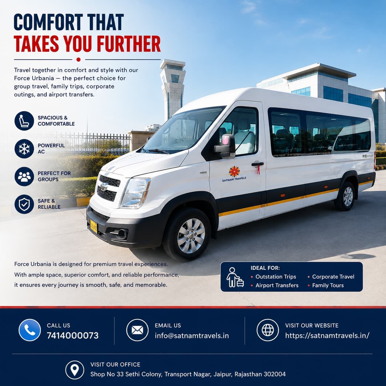 Jaipur, Travel, Force Urbania Rental Jaipur For Comfortable Tours