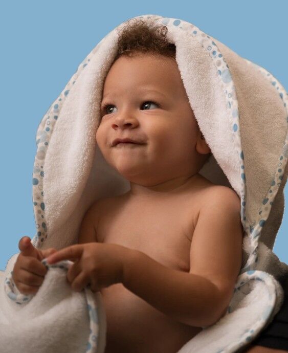 New York, Baby & Kid Stuff, USD 184,  Labor Day Sale: Buy Soft Blue Baby Towel For Baby Comfort - EleryB