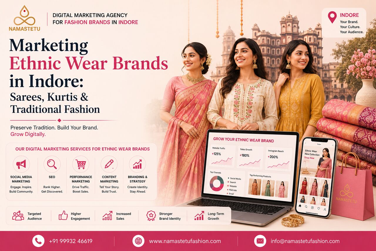 Indore, Marketing, Marketing Ethnic Wear Brands In Indore: Sarees, Kurtis & Traditional Fashion
