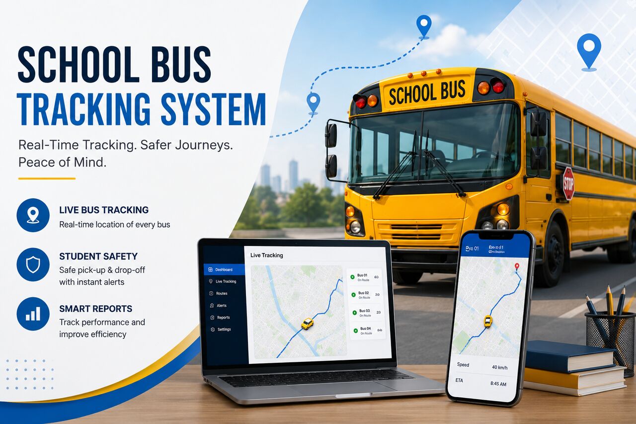 Ahmedabad, Electronics, School Bus Tracking System For Safer Student Transportation
