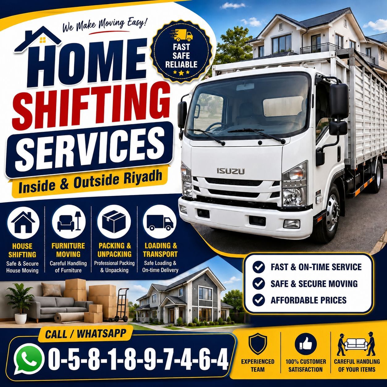 Riyadh, Cargo, Hom Shifting