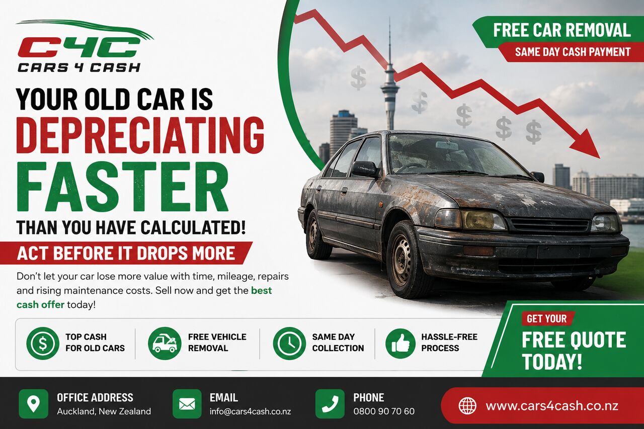 Auckland, Automotive, Is Your Car Losing Value? Get A Better Deal With Cash For Cars Auckland
