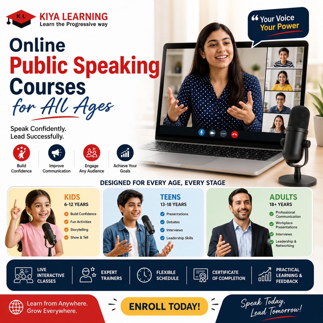 New York, Education, Online Public Speaking Courses For All Ages