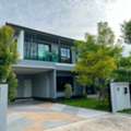 THB 100000,  106 Sq. Feet,  Code C7274 2-story Detached House For Rent, Burasiri Village. Ring Road-On Nut, Bangna