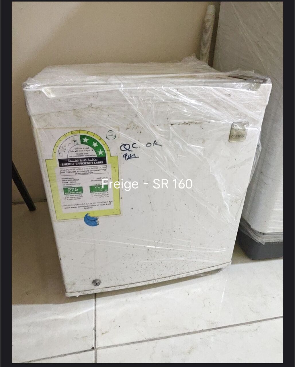 Dammam, Household Items, SAR 450,  Ac 600, Washing Machine 450, Cooking Cylinder 180, Fridge 150, Stove 85.