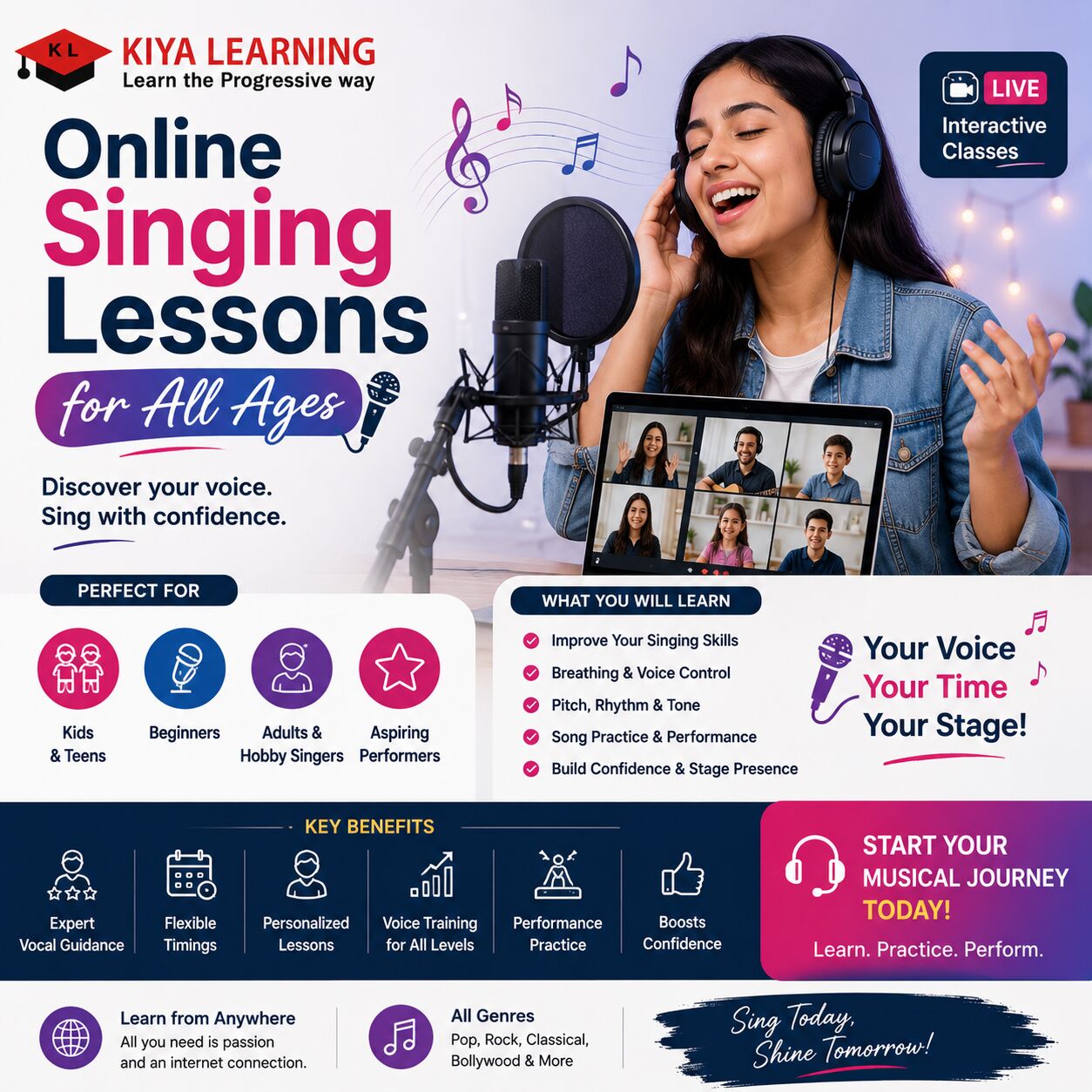 New York, Education, Online Singing Lessons For All Ages