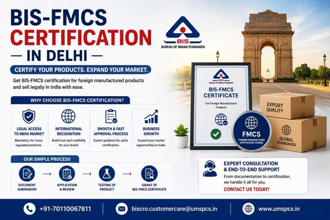 New Delhi, Legal, Who Can Provide Assistance With BIS FMCS Certification In Delhi?
