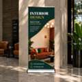 INR 4,  Luxury Roll Up Standee
