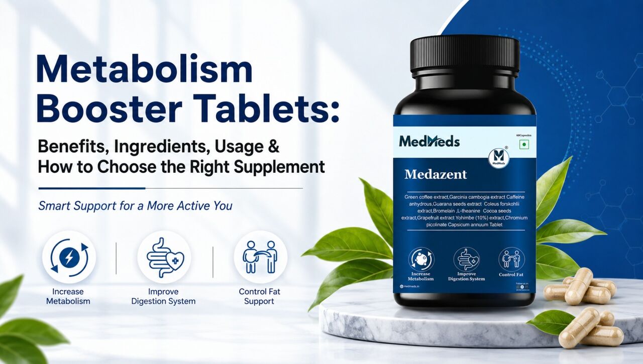 Laxmi Nagar, Health & Beauty Items, Medazent Metabolism Booster Supplement For Healthy Weight Gain