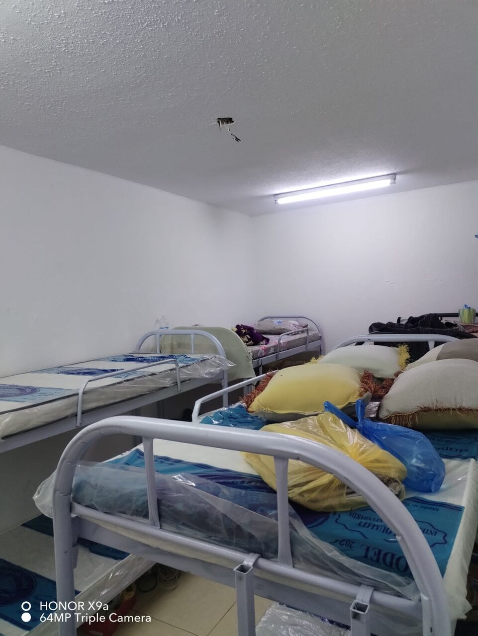 Riyadh, Furniture, SAR 200,  Hadeed Double Bed, Mattress, Bedsheet, And Pillow Cover