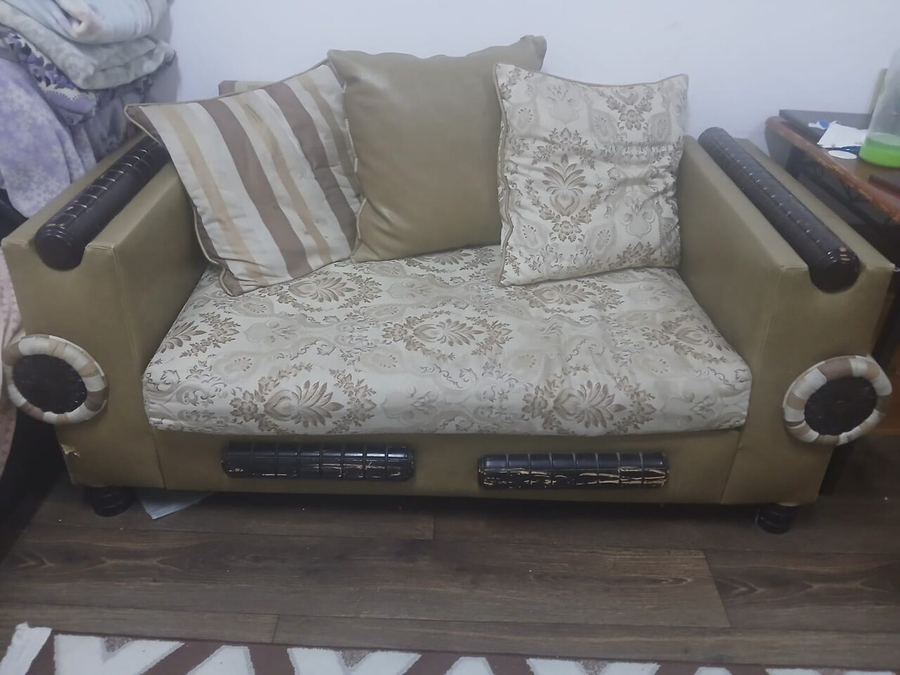 Riyadh, Furniture, SAR 399,  Brown Sofa In A Very Cheap Price