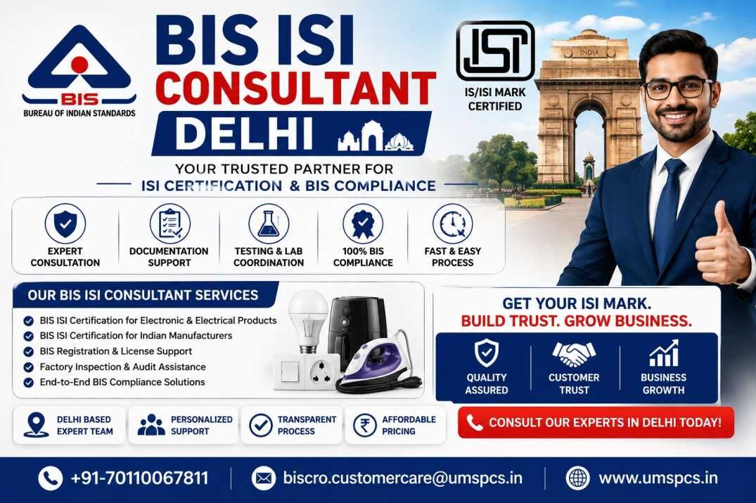 New Delhi, Legal, Where To Find A BIS ISI Consultant In Delhi?