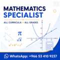 Mathematics Specialist | All Curricula, Grades & Exam Boards