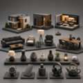 USD 100,  Get Low Poly 3D Modeling Services By Blue Ribbon 3D