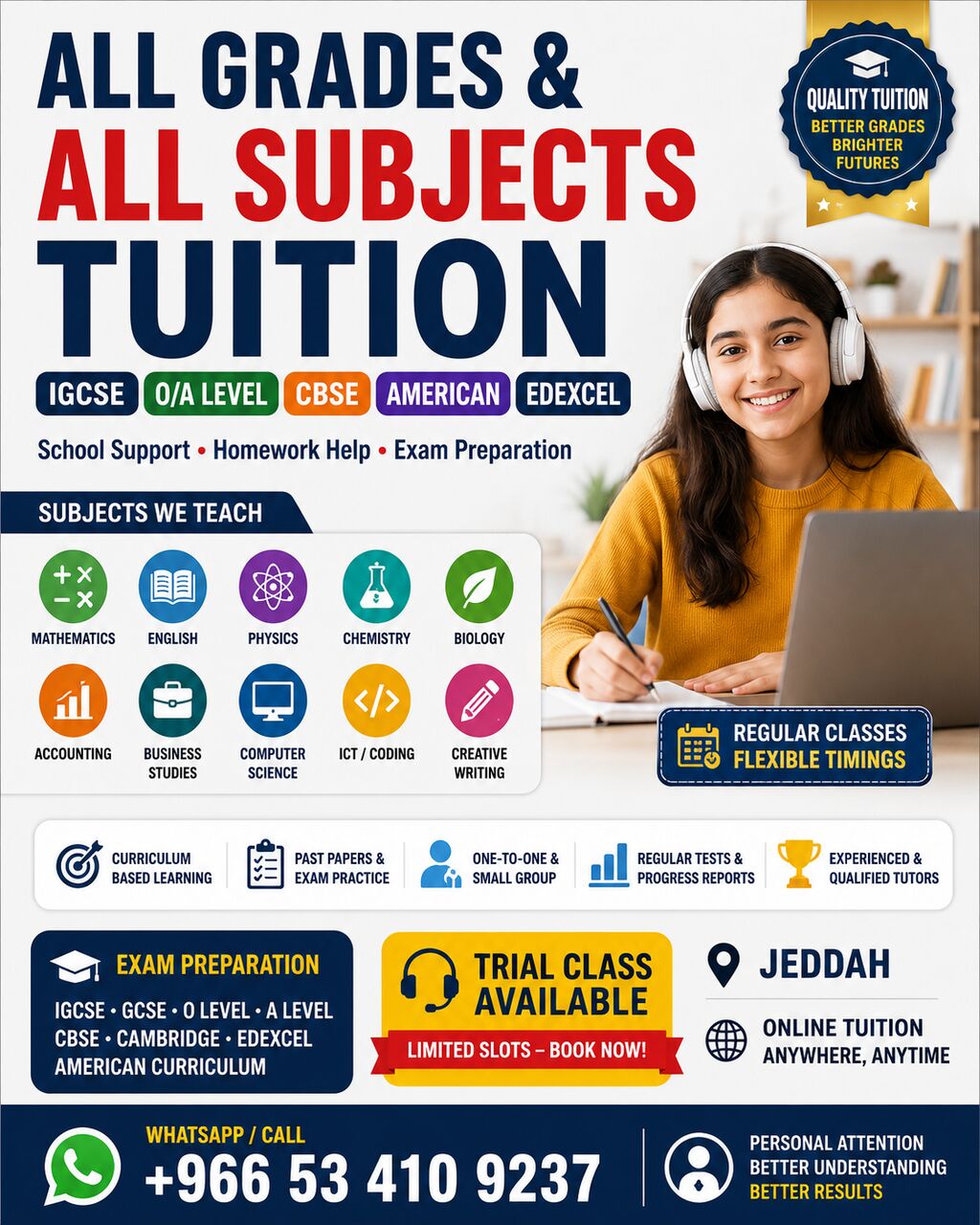 Dammam, Lessons Wanted, FROM SYLLABUS TO EXAM DAY &mdash; PREPARE WITH PURPOSE