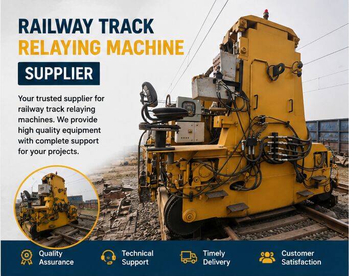 Mumbai, Heavy Equipment, Railway Track Relaying Machine Supplier For Rail Infrastructure