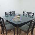 SAR 1000,  8 Seat Dining Table(Glass Top)