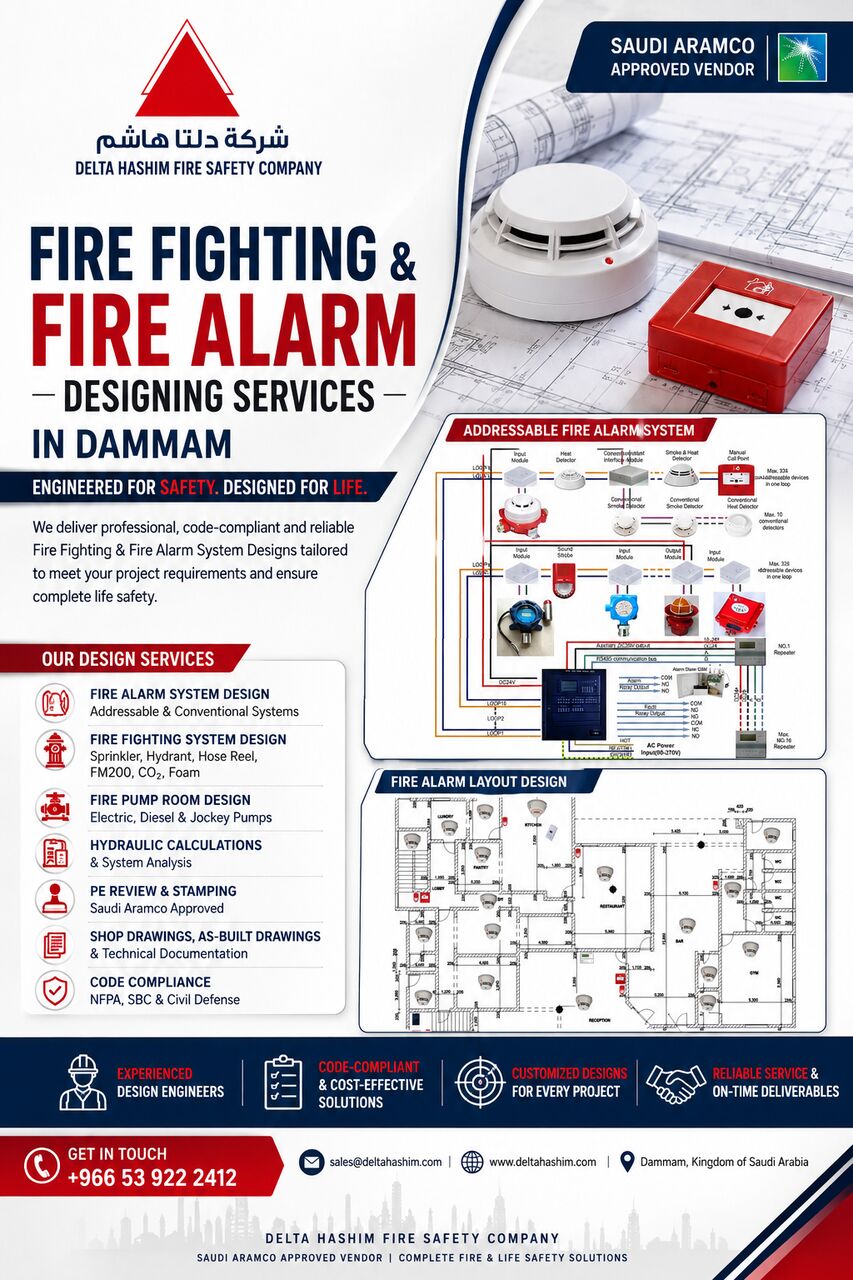 Dammam, Business, Fire Extinguisher Refilling & Maintenance | AMC | Fire Sprinkler | Fire Alarm | Jubail