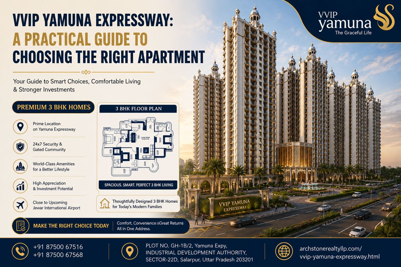 Greater Noida, Real Estate, VVIP Yamuna Expressway: A Practical Guide To Choosing The Right Apartment
