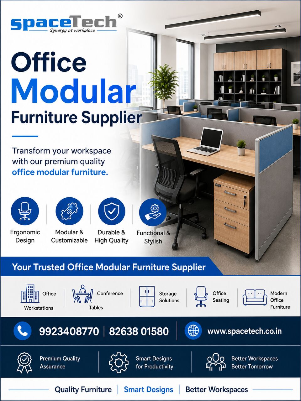 Pune, Interior Design, Office Furniture Manufacturers & Suppliers In Pune - SpaceTech