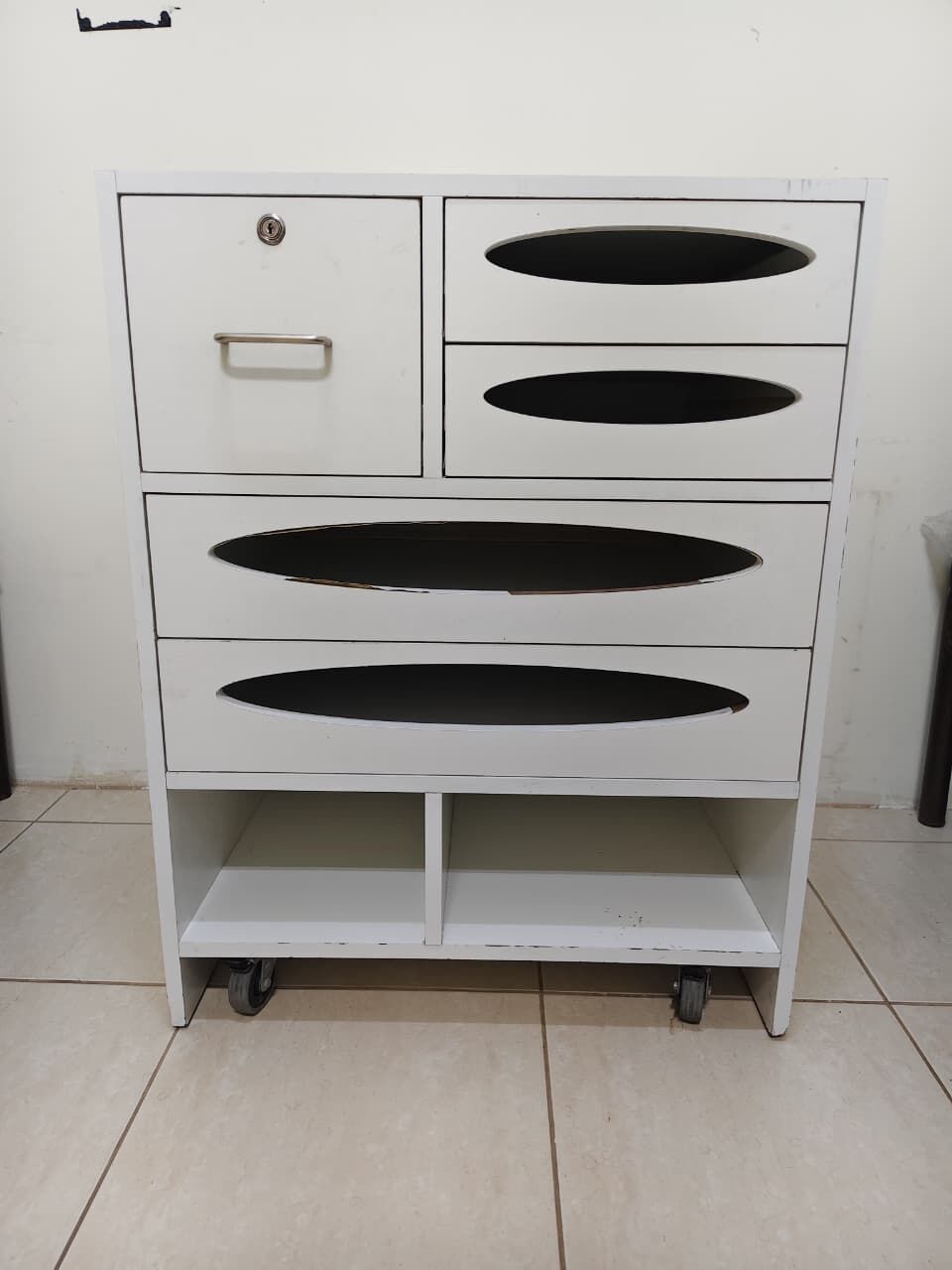 Jubail Industrial City, Furniture, Study Table With Chair, Wall Mirror And Storage Cabinet With Drawers