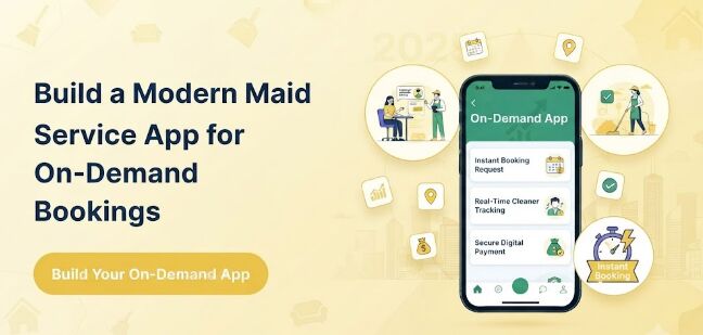 Dallas, Software Development, Build A Modern Maid Service App For On-Demand Bookings
