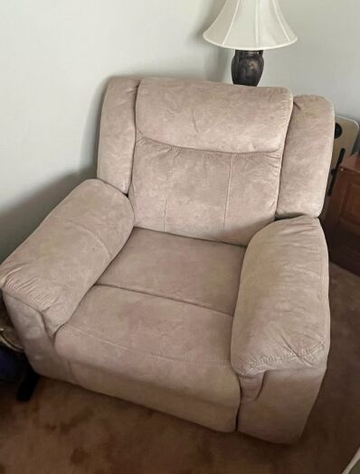 Al Maathar, Furniture, SAR 800,  Foam Fabric Recliner Sofa - Homecenter