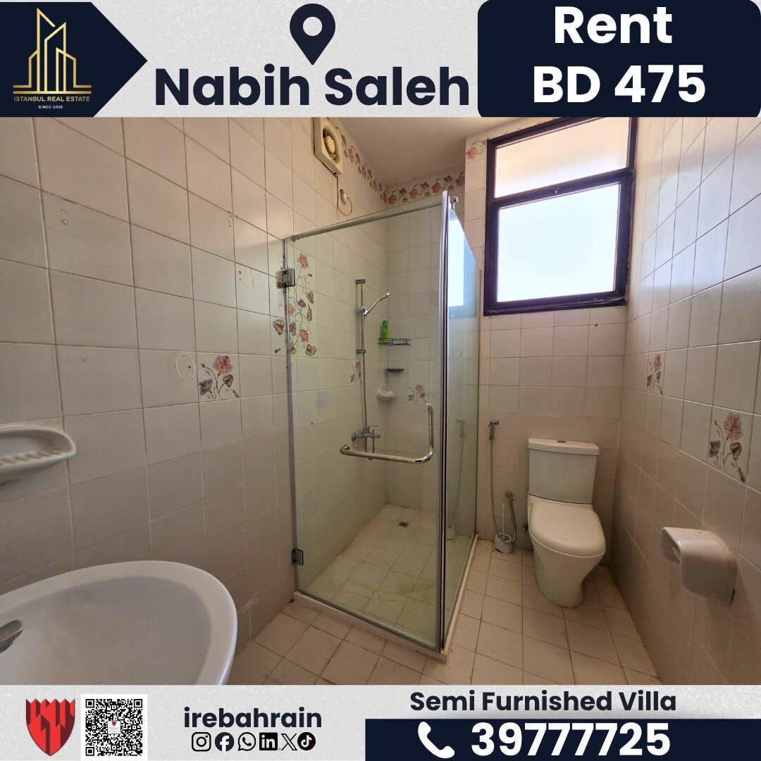 Sitra, Villas, BHD 475,  Semi-Furnished Villa For Rent &ndash; Nabih Saleh | BD 475/-
