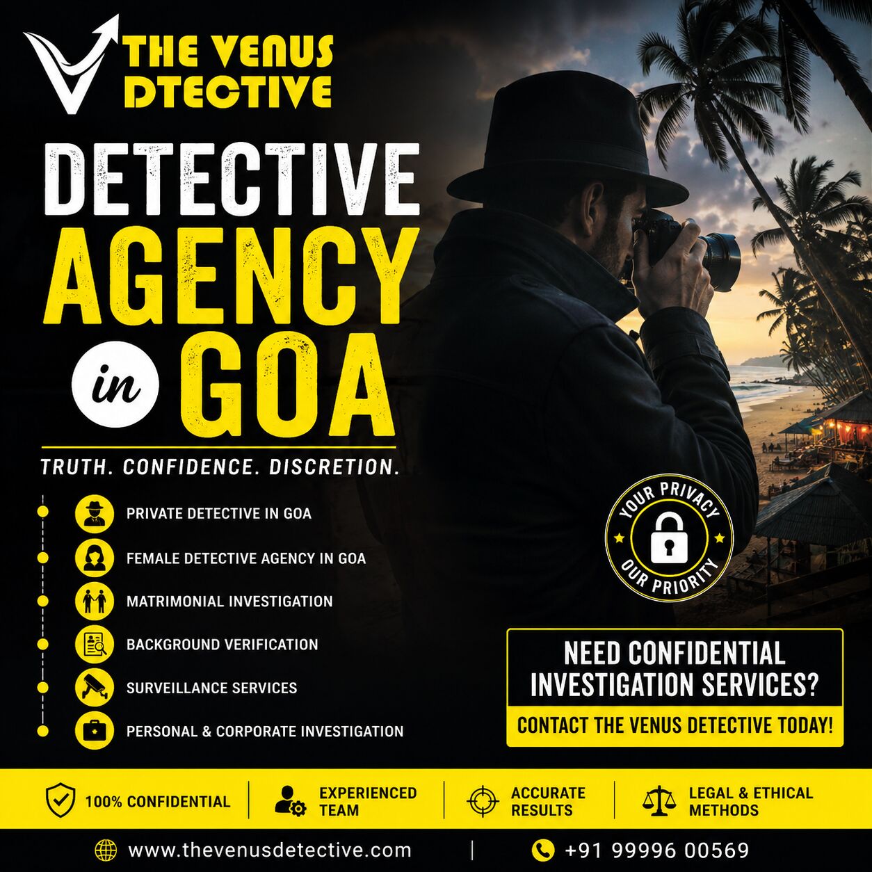 Goa, Legal, Detective Agency In Goa | Private Detective & Investigation Services