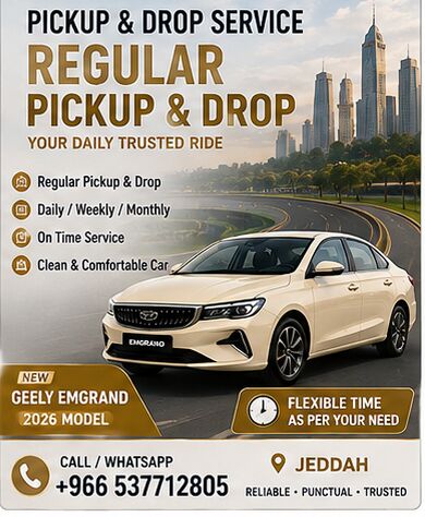 Jeddah, Temp Jobs, PickUp & Drop