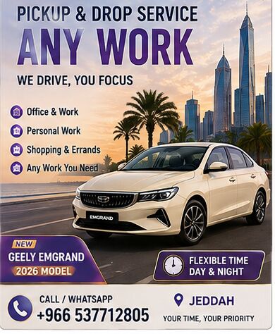 Jeddah, Temp Jobs, PickUp & Drop