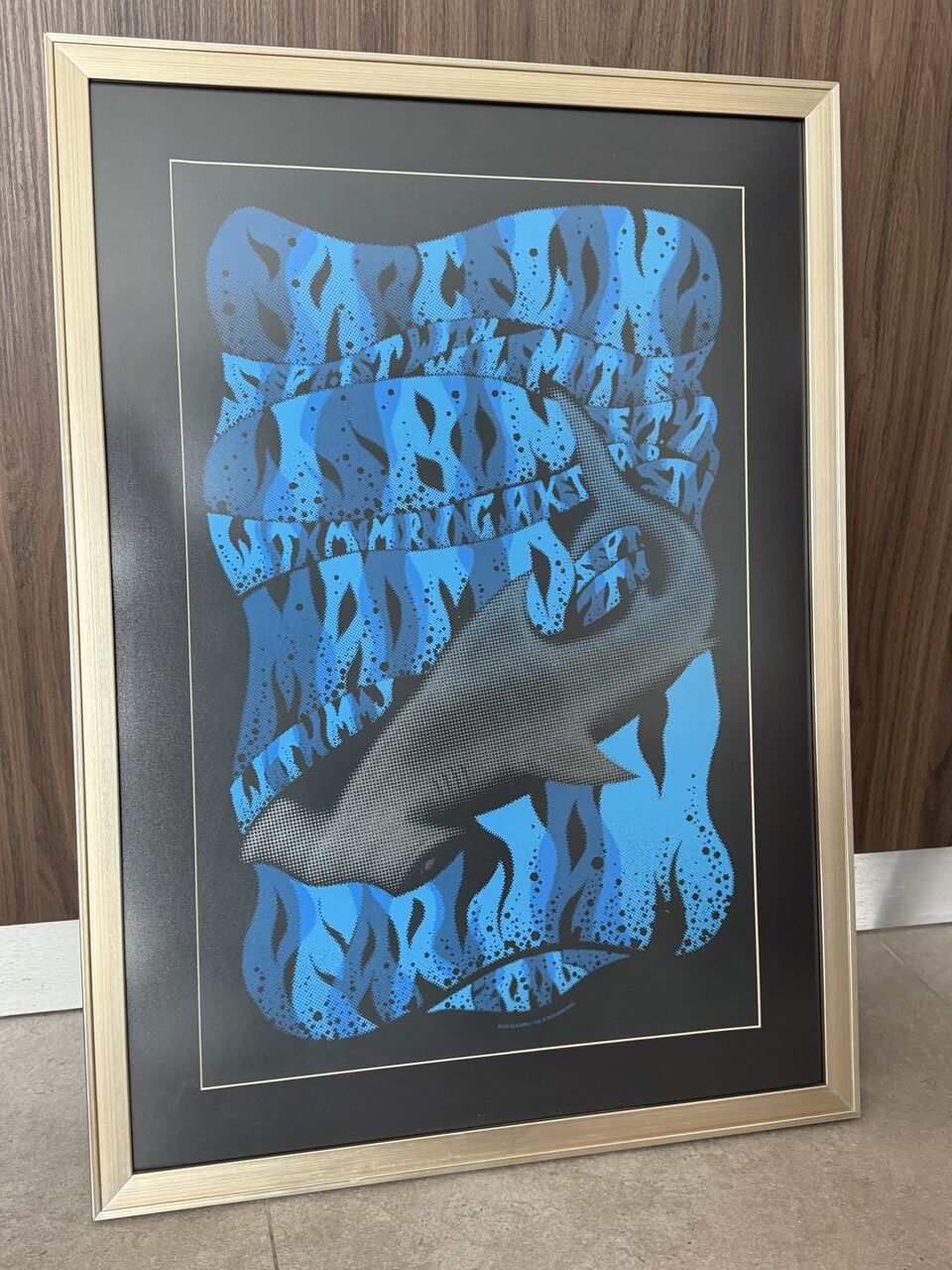Manama, Collectibles, BHD 120,  Pearl Jam 2006 Spain & Portugal, Brad Klausen Original Silkscreen