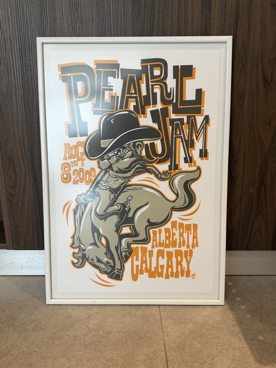 Manama, Collectibles, BHD 100,  Pearl Jam 2009 Calgary Virgin Festival Original Concert Poster