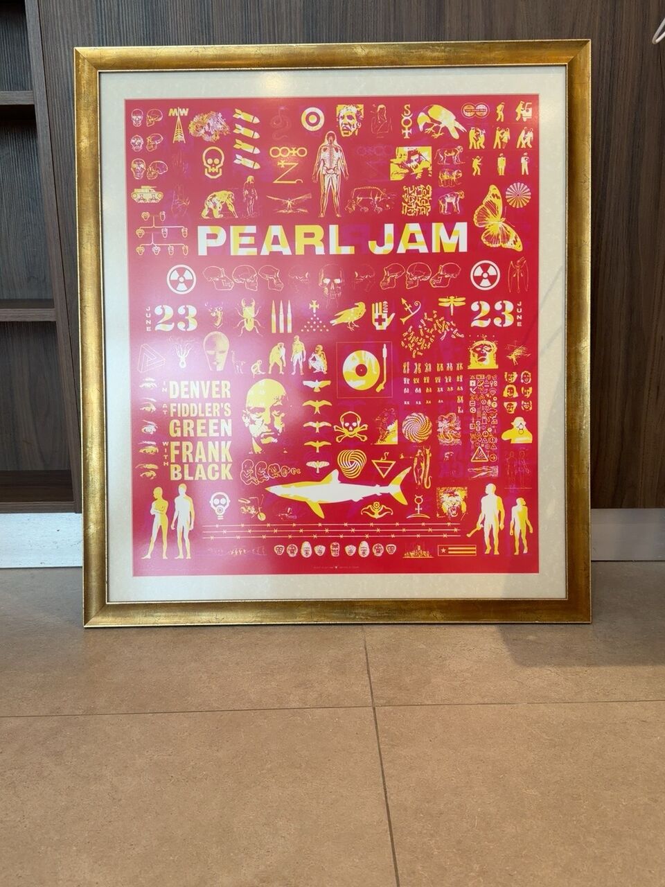 Manama, Collectibles, BHD 520,  ULTRA RARE Pearl Jam 1998 Denver Fiddler&rsquo;s Green Original Ames Bros Concert Poster