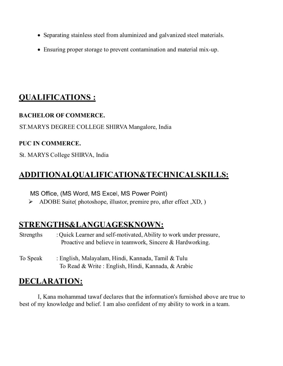 Jubail, Job Seekers, Document Controller, Admin