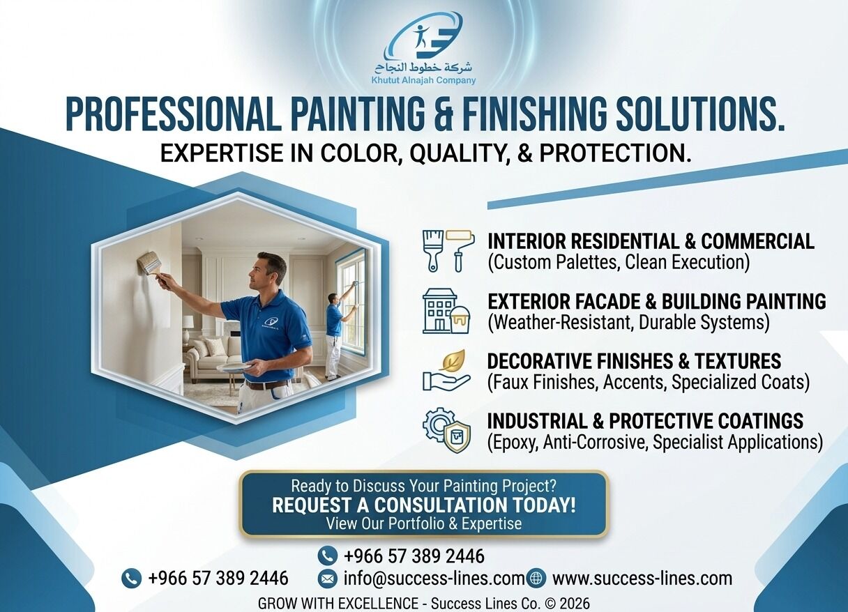 Riyadh, Construction, Fit Out, And Painting