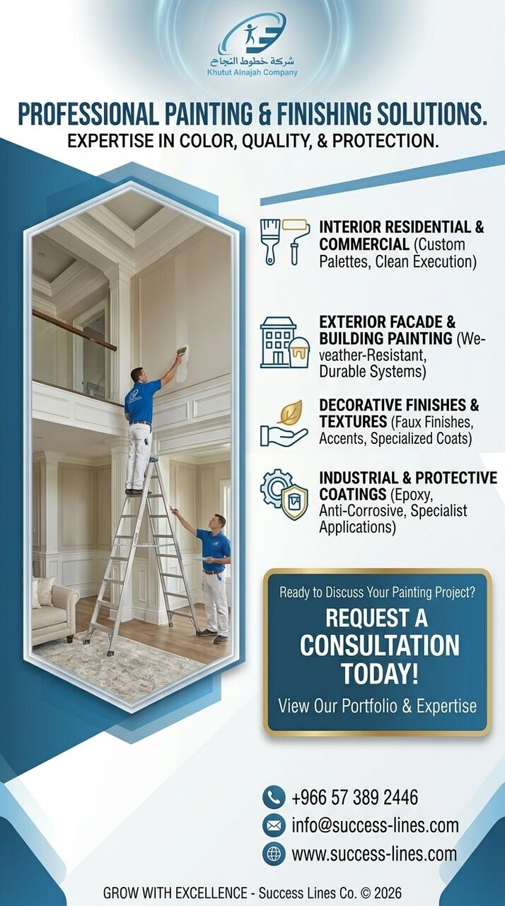 Riyadh, Construction, Fit Out, And Painting