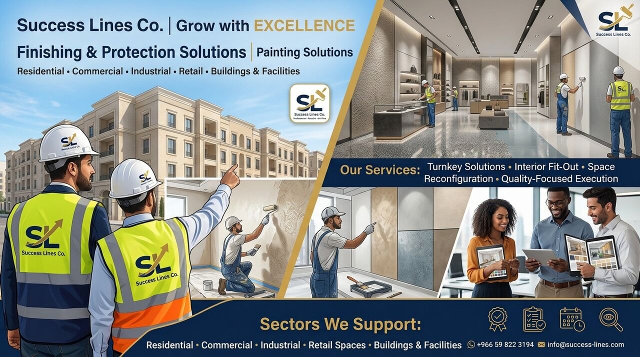 Riyadh, Construction, Fit Out, And Painting