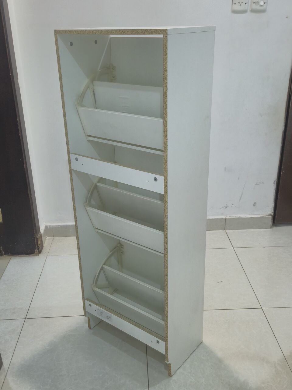 Al Malqa, Furniture, SAR 150,  IKEA BISSA Shoe Cabinet (3 Compartments) - Excellent Condition