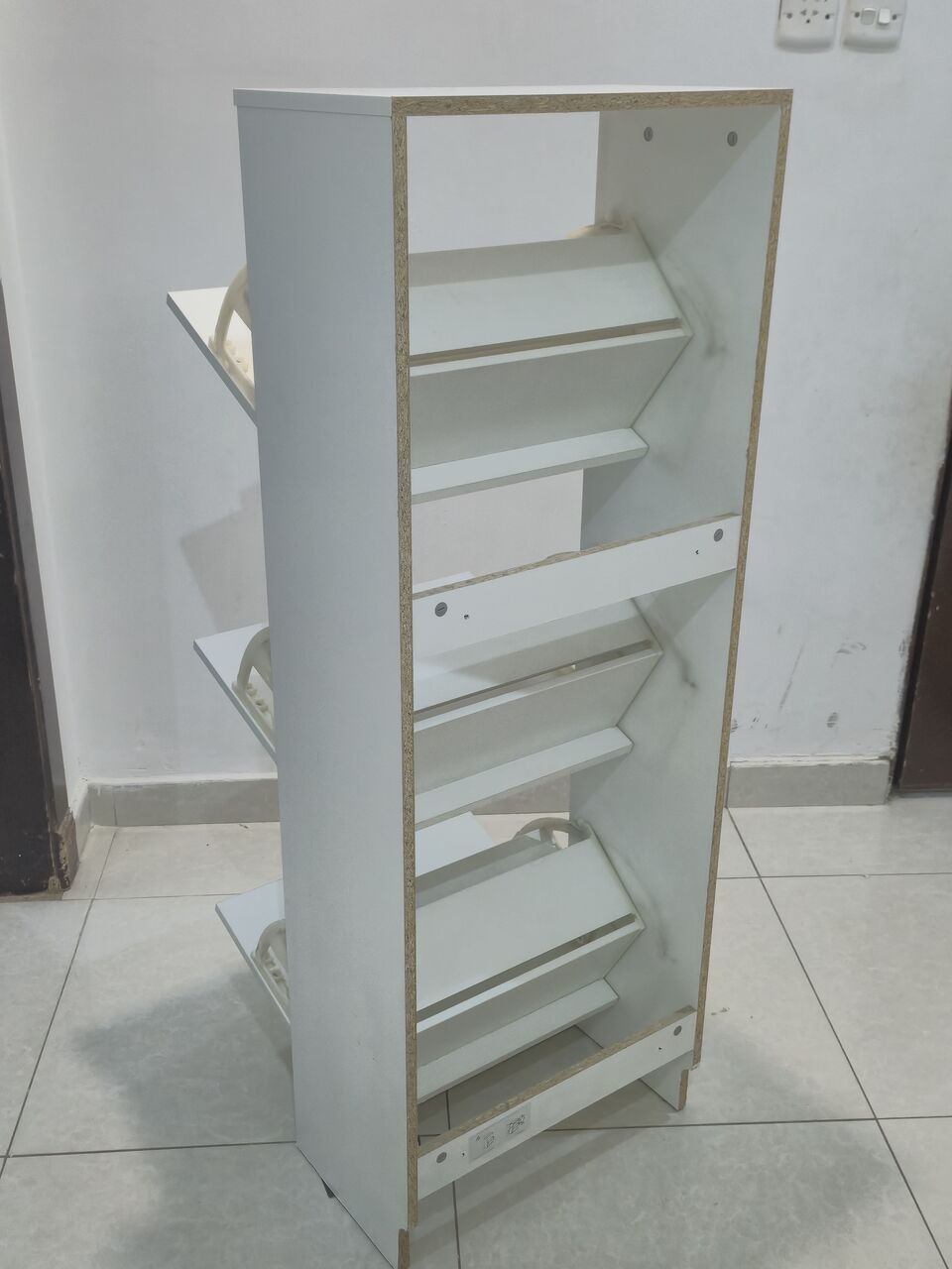 Al Malqa, Furniture, SAR 150,  IKEA BISSA Shoe Cabinet (3 Compartments) - Excellent Condition