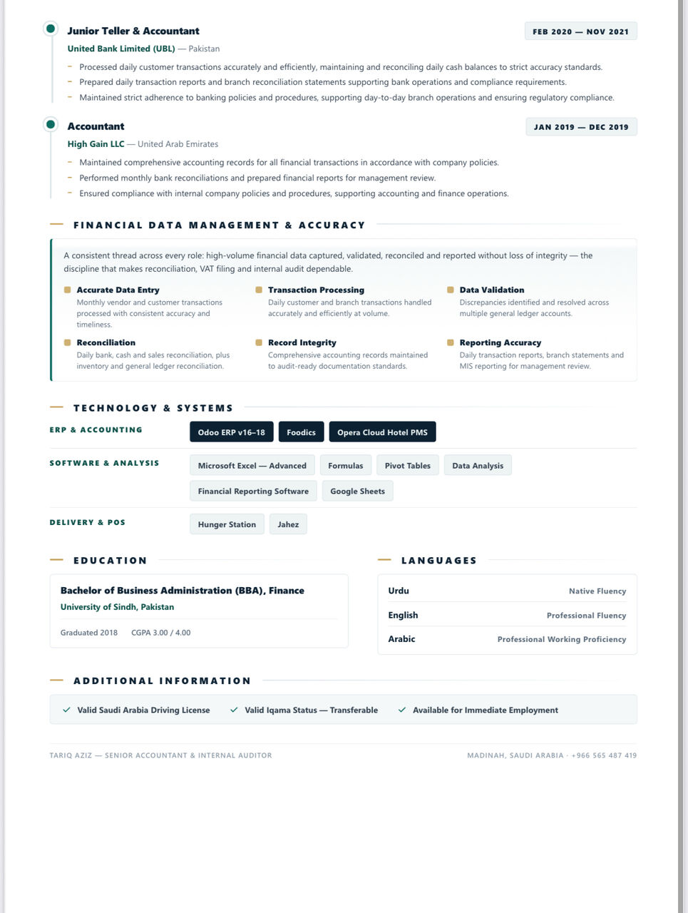 Riyadh, Job Seekers, محاسب
