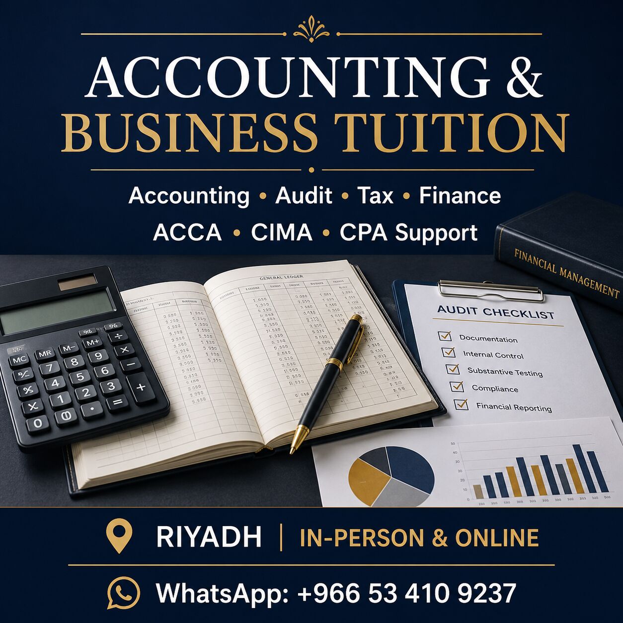 Riyadh, Lessons Offered, Accounting, Audit, Tax & Business Studies Tutor | ACCA, CIMA & CPA | Riyadh